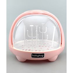 Babyhug Portable Drying Rack with Cover - Pink