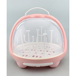 Babyhug Portable Drying Rack with Cover - Pink