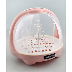 Babyhug Portable Drying Rack with Cover - Pink