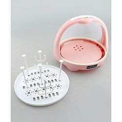 Babyhug Portable Drying Rack with Cover - Pink