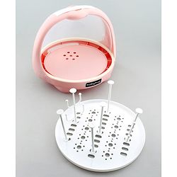 Babyhug Portable Drying Rack with Cover - Pink
