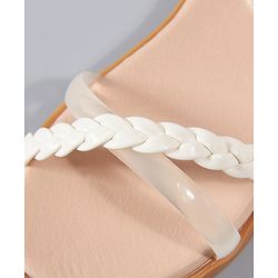 Cute Walk by Babyhug Sandals - White