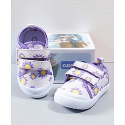 Cute Walk by Babyhug Casual Shoes Floral Print - Purple