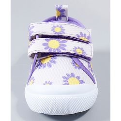 Cute Walk by Babyhug Casual Shoes Floral Print - Purple