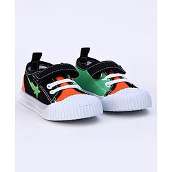 Cute Walk by Babyhug Checks Casual Shoes - Orange