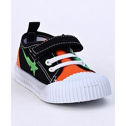 Cute Walk by Babyhug Checks Casual Shoes - Orange