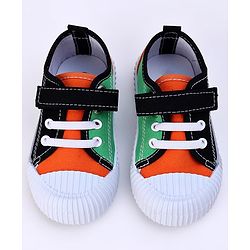 Cute Walk by Babyhug Checks Casual Shoes - Orange