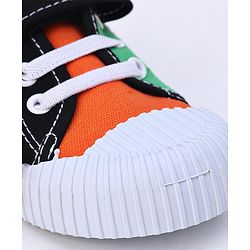 Cute Walk by Babyhug Checks Casual Shoes - Orange