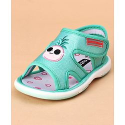 Cute Walk by Babyhug Sandals Pineapple Patch - Green