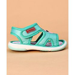 Cute Walk by Babyhug Sandals Pineapple Patch - Green
