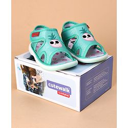 Cute Walk by Babyhug Sandals Pineapple Patch - Green