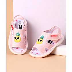 Cute Walk by Babyhug Sandals Pineapple Patch - Pink