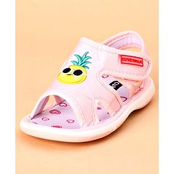 Cute Walk by Babyhug Sandals Pineapple Patch - Pink