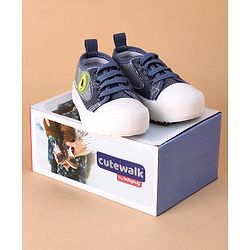 Cute Walk by Babyhug Casual Shoes Carrot Applique - Blue