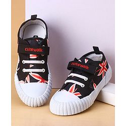 Cute Walk by Babyhug Casual Shoes - Black
