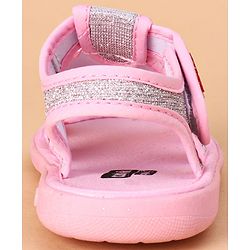 Cute Walk by Babyhug Party Wear Sandals Butterfly Appliques - Pink