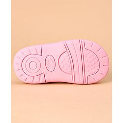 Cute Walk by Babyhug Party Wear Sandals Butterfly Appliques - Pink