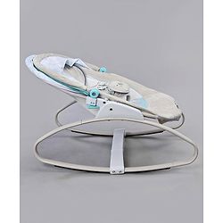 Babyhug Baby Rocker with Soothing Vibrations & Music With Canopy - Grey
