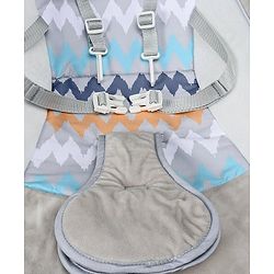 Babyhug Baby Rocker with Soothing Vibrations & Music With Canopy - Grey
