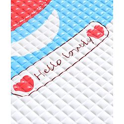 Babyhug Multipurpose Air Filled Waterproof Mat Animal Print - White