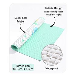 Babyhug Multipurpose Air Filled Waterproof Mat Dino Print - White