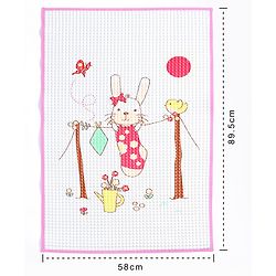 Babyhug Multipurpose Air Filled Waterproof Mat Dino Print - White