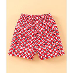 Babyhug 100% Cotton Boxers Pack of 2 - Navy Red