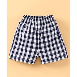 Babyhug 100% Cotton Boxers Pack of 2 - Navy Red