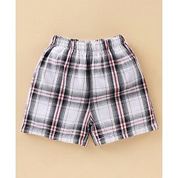 Babyhug 100% Cotton Boxers Pack of 2 - Navy Blue White