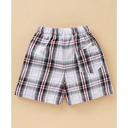 Babyhug 100% Cotton Boxers Pack of 2 - Navy Blue White