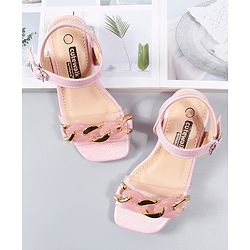 Cute Walk by Babyhug Party Wear Sandals - Pink - EU 26 Pink