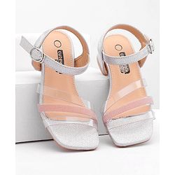 Cute Walk by Babyhug Shimmer Sandals - Pink - EU 23 Pink