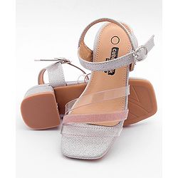 Cute Walk by Babyhug Shimmer Sandals - Pink - EU 25 Pink