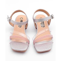 Cute Walk by Babyhug Shimmer Sandals - Pink - EU 27 Pink
