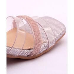 Cute Walk by Babyhug Shimmer Sandals - Pink - EU 27 Pink
