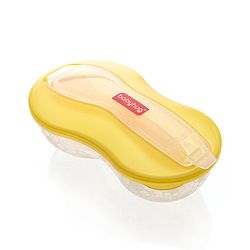Babyhug Air Tight Bowl With Spoon - Yellow