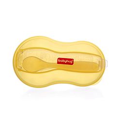 Babyhug Air Tight Bowl With Spoon - Yellow
