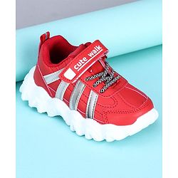 Cute Walk by Babyhug Sneakers Shoes - Red