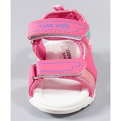 Cute Walk by Babyhug Casual Sandals Helicopter Patch - Fuschia