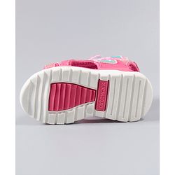 Cute Walk by Babyhug Casual Sandals Helicopter Patch - Fuschia