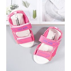 Cute Walk by Babyhug Casual Sandals Helicopter Patch - Fuschia