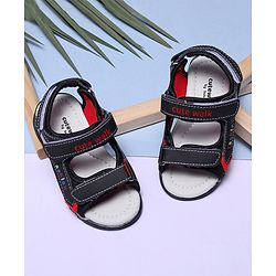 Cute Walk by Babyhug Sandals - Black