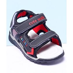 Cute Walk by Babyhug Sandals - Black