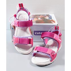 Cute Walk by Babyhug Casual Sandals - Pink