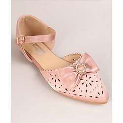 Cute Walk by Babyhug Laser Cut Sandals - Pink