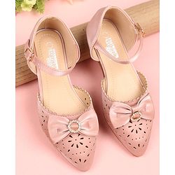 Cute Walk by Babyhug Laser Cut Sandals - Pink