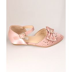 Cute Walk by Babyhug Laser Cut Sandals - Pink