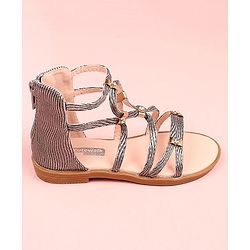 Cute Walk by Babyhug Sandals - Grey