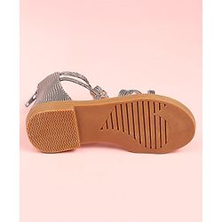 Cute Walk by Babyhug Sandals - Grey