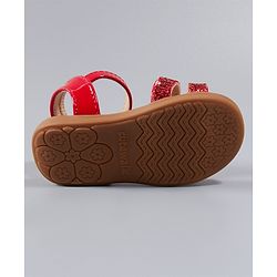 Cute Walk by Babyhug Sandals - Red